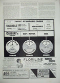 Original Old Antique Print 1897 Advertisement Cadbury Cocoa Food Lanoline Linen