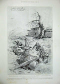 Old Antique Print 1897 Soudan War Camel Suakim Army India Maidan Valley 19th