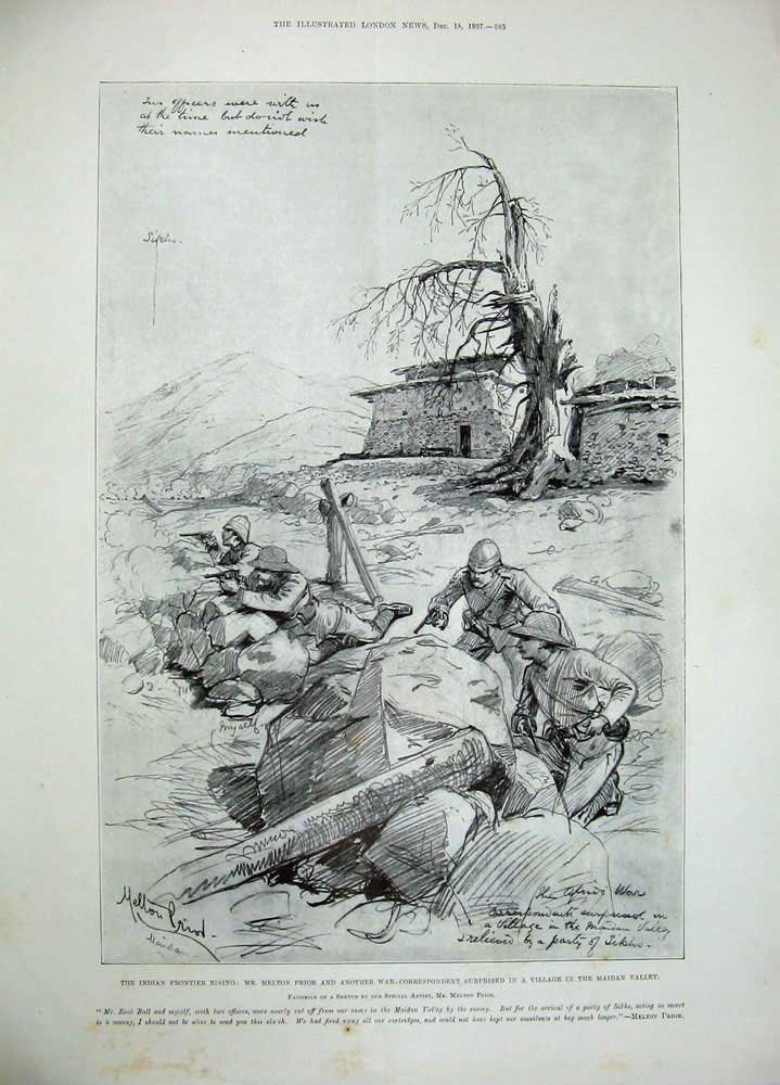 Old Antique Print 1897 Soudan War Camel Suakim Army India Maidan Valley 19th