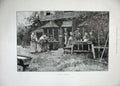 Old Antique Print 1897 Klondike Chilkoot Pass Parish Council Beer Table 19th