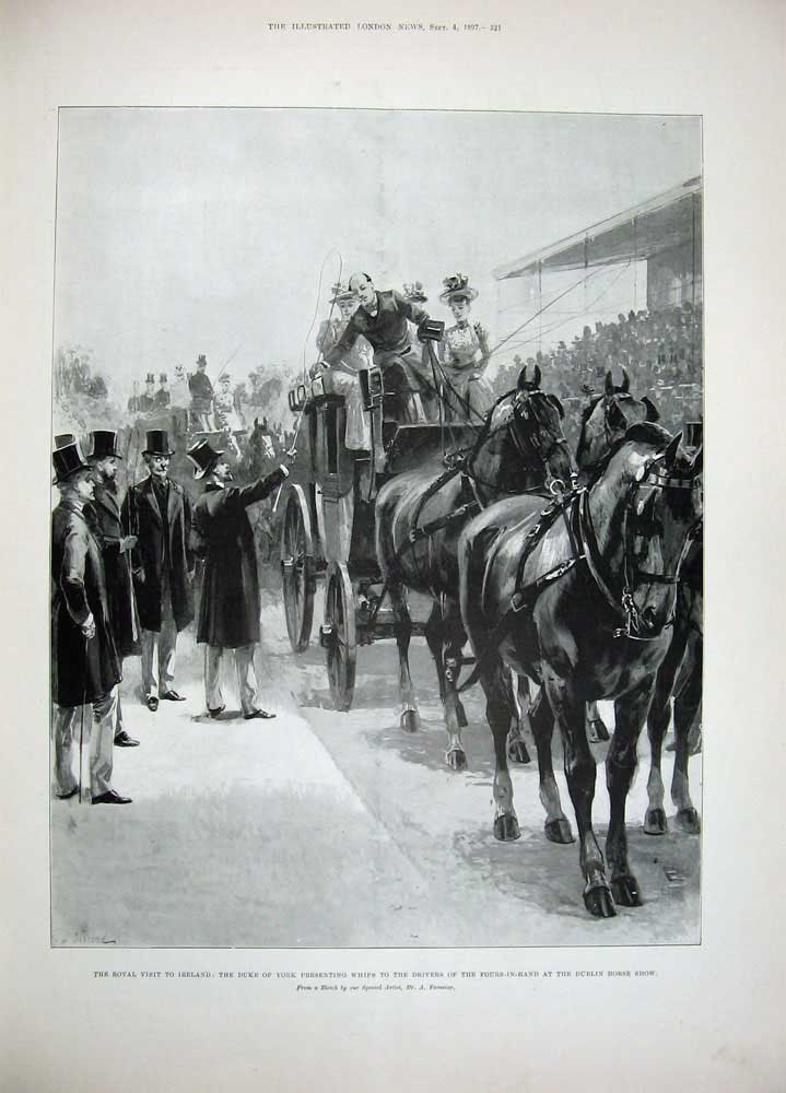 Old Antique Print 1897 Indian War Khyber Pass Musjid Afridi Ireland York 19th