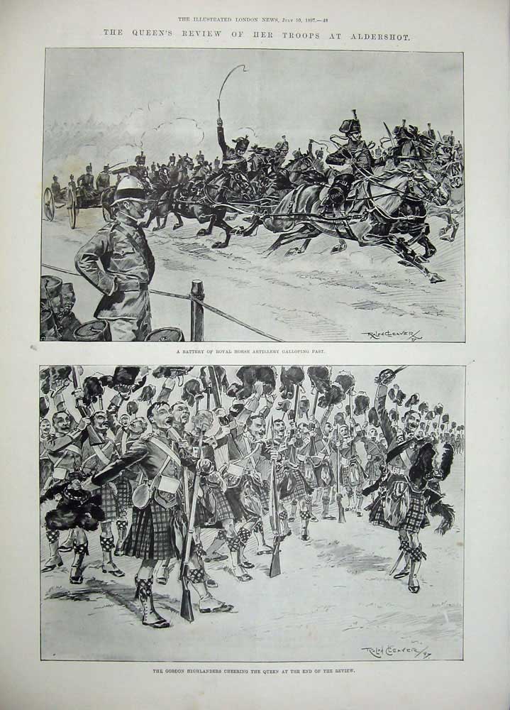Old Antique Print 1897 Tweedmouth Costume Dinner Brook Highlanders War 19th