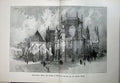 Old Antique Print 1897 Westminster Abbey London Chapel Chapter Tomb King 19th