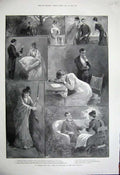 Original Old Antique Print 1899 Mr Pinero'S Play Gay Lord Quex Globe Theatre