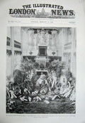 Original Old Antique Print 1899 Funeral Prince Alfred Saxe-Coburg-Gotha Schloss