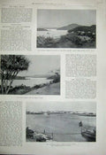 Old Antique Print 1899 Tonga Island Talau Vavau Philippine Crisis Iloilo 19th