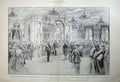 Antique Old Print 1899 Silver Wedding Duke Saxe-Coburg Gotha Melton Prior 19th