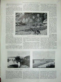 Old Antique Print 1900 Regimental Crests Rock Cherat Ship Mckinnon Nyanza 20th