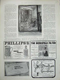 Old Antique Print 1900 China Boxers Advert Berkefield Potters Chocolate 20th