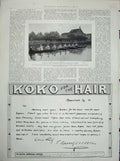 Original Old Antique Print 1900 Belgian Crew Henley Nautique Ghent Advert Koko