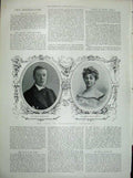 Antique Old Print 1900 De Wet Lancers Troopers War Horse Duke Westminster 20th