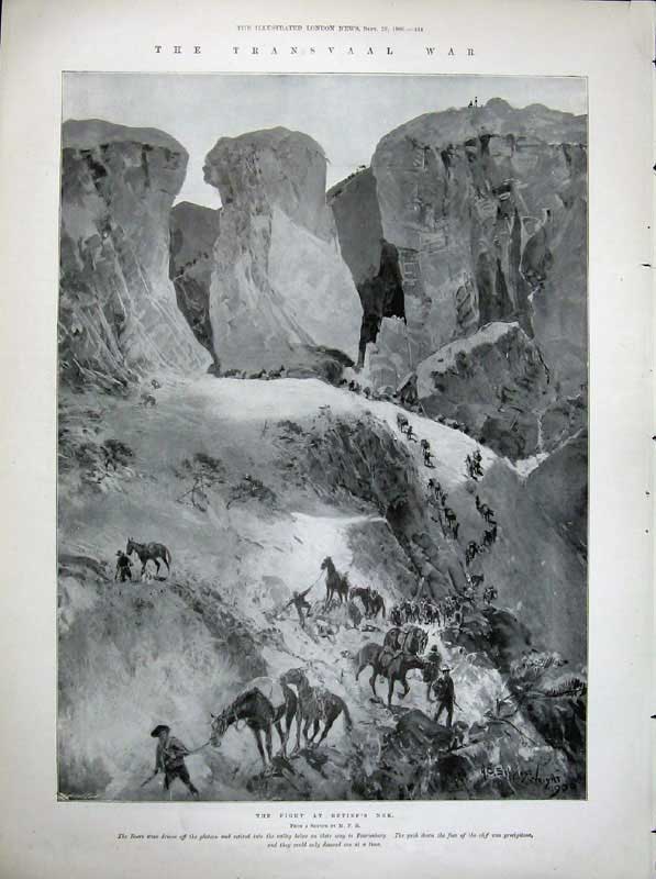 Old Antique Print 1900 Banquet Loubet Tuileries Mayors Transvaal War Nek 20th