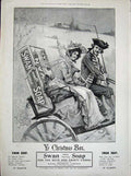 Antique Old Print 1900 Advertisement Quaker Oats Swan Soap Lever Brothers 20th