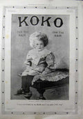 Original Old Antique Print 1900 Advertisment Koko Hair Shampoo Arthur Sandell