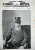 Original Old Antique Print 1900 Portrait Mr Kruger Hague Man Photograph 20th