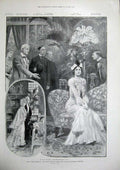 Old Antique Print 1900 Wyndham'S Theatre Henry Jones Mrs Dane'S Defence 20th