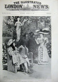 Old Antique Print 1900 English Nell Prince Wales Theatre Mall St James'S 20th