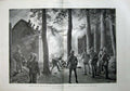 Old Antique Print 1900 China War Shanhaikuan Chinese Temple Pei-Ho Army 20th