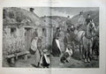 Old Antique Print 1900 Queen Highlands Scotland Horse Carriage Children 20th