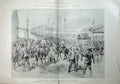 Original Old Antique Print 1900 Transvaal War Pretoria British Officers GReef
