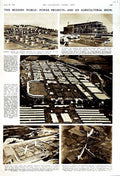 Original Old Vintage Print 1951 Royal Highland Agricultural Show Oil Refinery