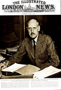 Original Old Vintage Print 1951 Portrait King Haakon Norway Royal Visit Britain