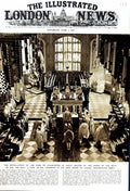 Old Vintage Print 1951 Duke Gloucester Master Bath King Westminster Abbey 20th
