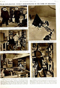 Old Vintage Print 1951 Polar Exhibition Dome Discovery Husky Dogs Bivouac 20th
