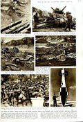 Original Old Vintage Print 1951 War Korea Canadian Siers Marines Tank U.N 20th