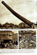 Old Vintage Print 1951 Demolition Chimney Stack Illford Borough Council 20th