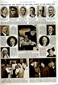 Original Old Vintage Print 1951 British People Symonds-Tayler Davies Bevin Army