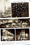 Old Vintage Print 1951 South Bank Buildings Festival Hall Dome Discovery 20th