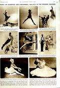 Old Vintage Print 1951 Ballet Swan Lake Elsa-Marianne Julie Medea Bartok 20th