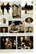 Old Vintage Print 1951 British People Churchill Weitman Mannerheim Kruls 20th