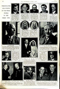 Old Vintage Print 1951 British People Balfour Lucien Lewis Auriol Gronau 20th