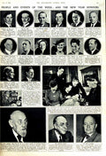 Original Old Vintage Print 1951 British Men Renner Griffis Thomas Lady Denman