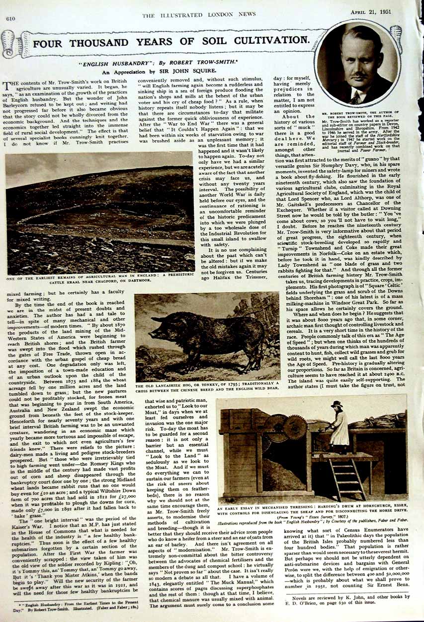 Original Old Vintage Print 1951 General Macarthur Eisenhower War Cultivation
