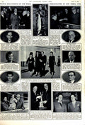 Old Vintage Print 1951 French President Auriol Washington Mallabar Men 20th