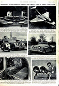Antique Old Print 1951 Italian Prime Minister Churchill Attlee Binoculars 20th
