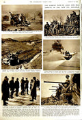 Old Vintage Print 1951 British People Saunders Mack King Paul Korea War 20th