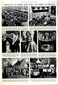 Original Old Vintage Print 1951 London Museum Italian Cross Funeral Mannerheim