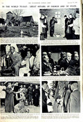 Original Old Vintage Print 1951 Sir Bengal Rau Harris Holt Lamb Church Bishop