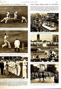 Original Old Vintage Print 1951 Clerk Gaulle Walt Disney Auriol Cricket Godiva
