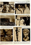 Antique Old Print 1951 Royal Observatory Solar Disturbance Sunspot Persia 20th