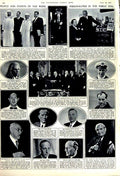 Antique Old Print 1951 Bevin Funeral Carlton Petain Glasgow Sport Schuman 20th