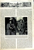 Old Vintage Print 1951 General Macarthur New York America Bevan Jennie 20th