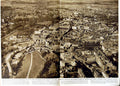 Old Vintage Print 1951 Aerial View Cambridge Trumpington Street College 20th