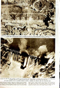 Old Vintage Print 1951 Siers Korea War Airfield Hwachon Shetland Relic 20th