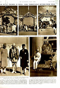Antique Old Print 1951 Nepal King Tribhuvana Katmandu Korea War Macarthur 20th