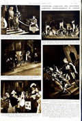 Antique Old Print 1951 Christmas Pantomime London Beauty Beast Tyres Lace 20th